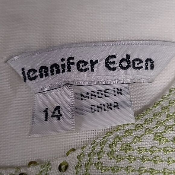 Jennifer Eden sz 14 sleeveless belted tunic top. - Picture 13 of 15